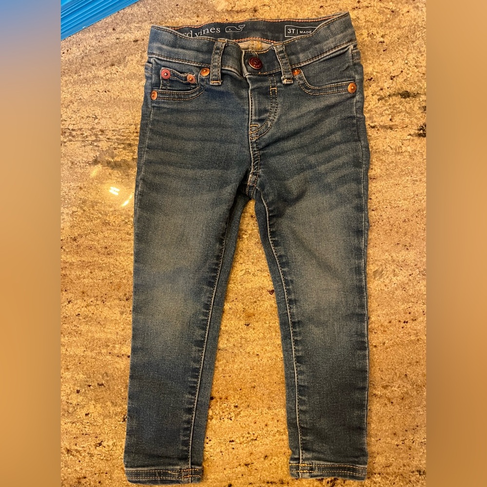 Vineyard Vines Girls' Indigo Denim Jeans. 3T